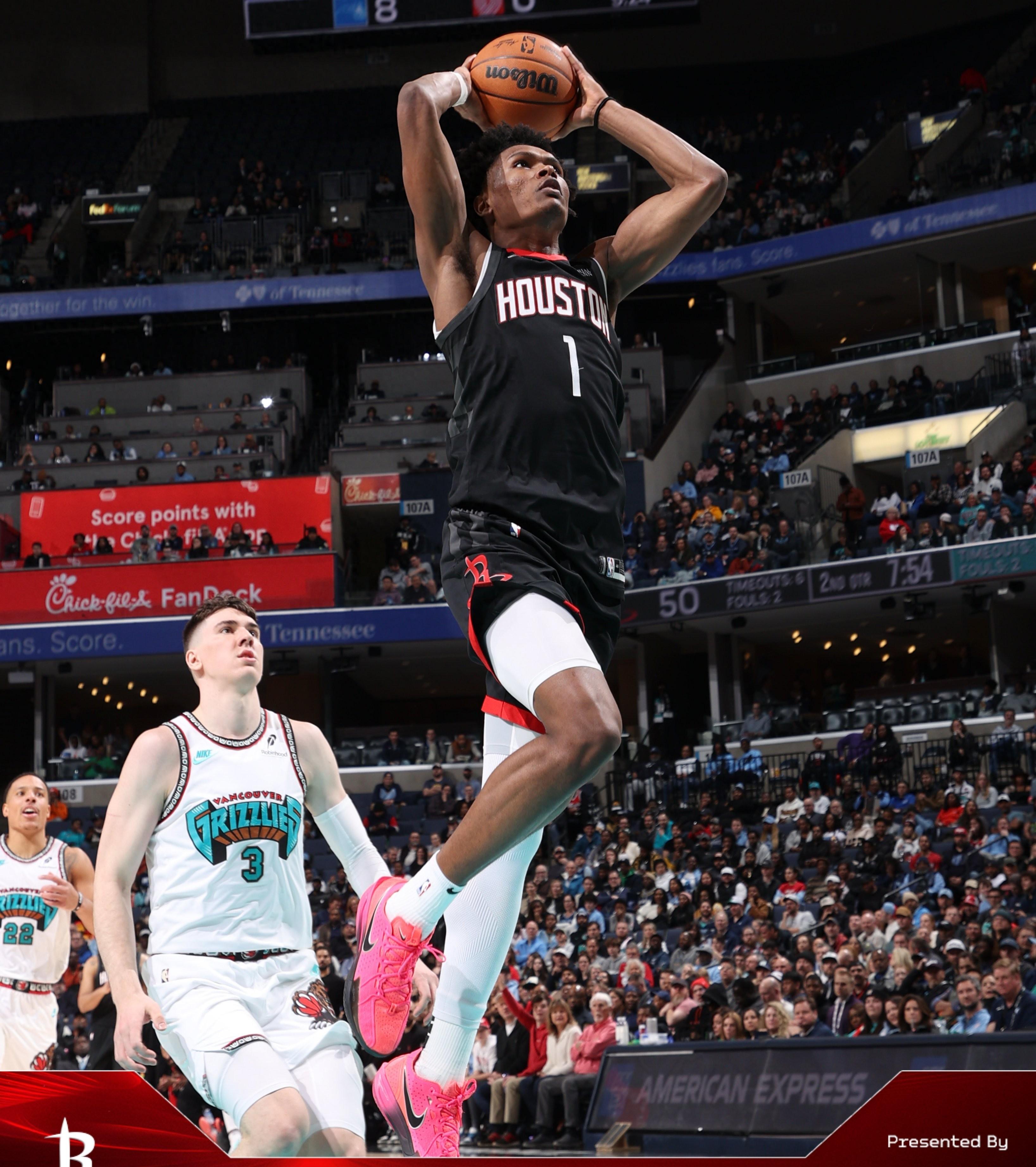 火箭大胜灰熊，实现五连胜